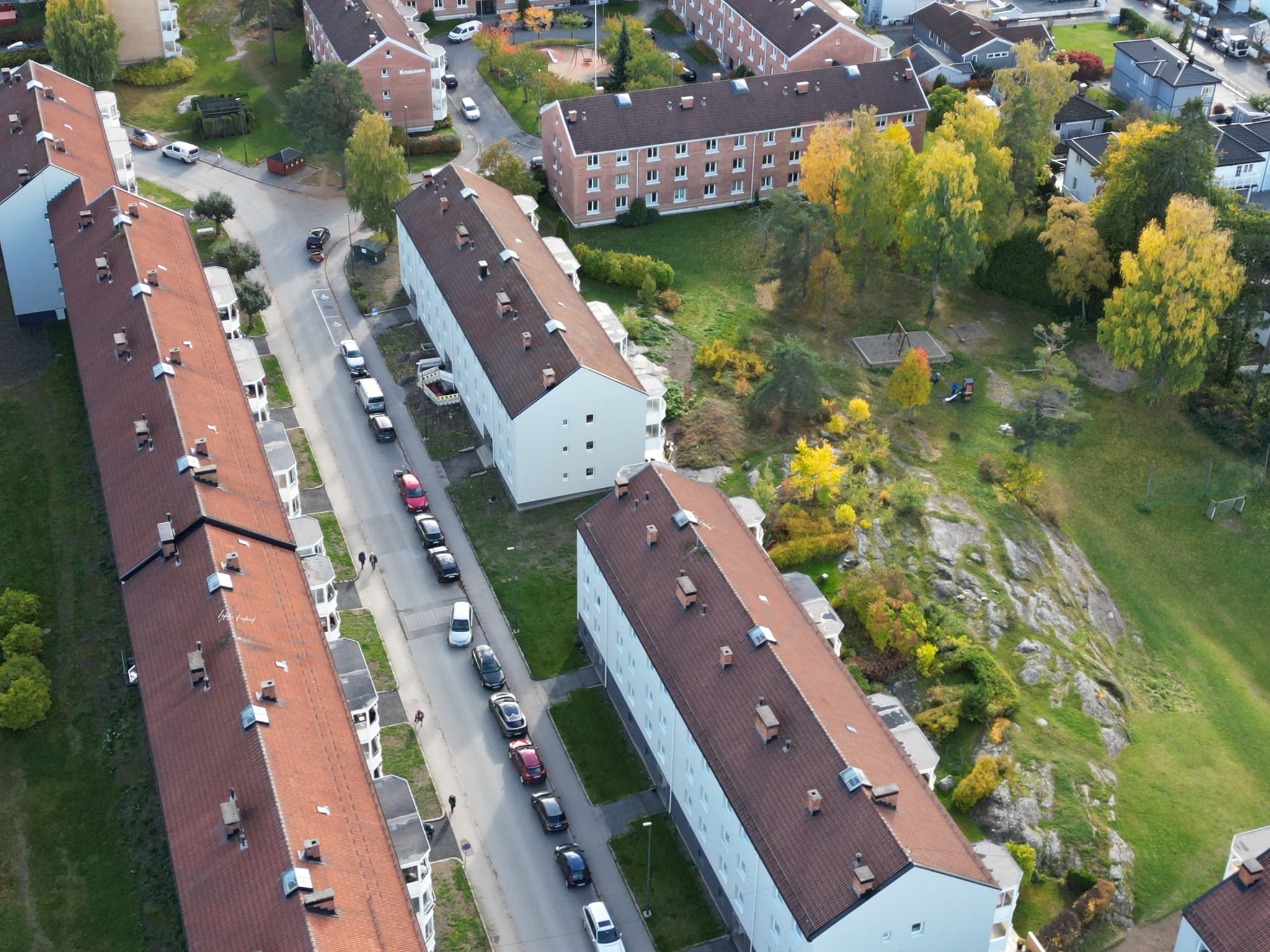 Drone-inspeksjon av borettslag